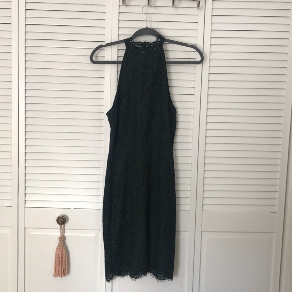Forest Green Lace Bb Dakota Dress